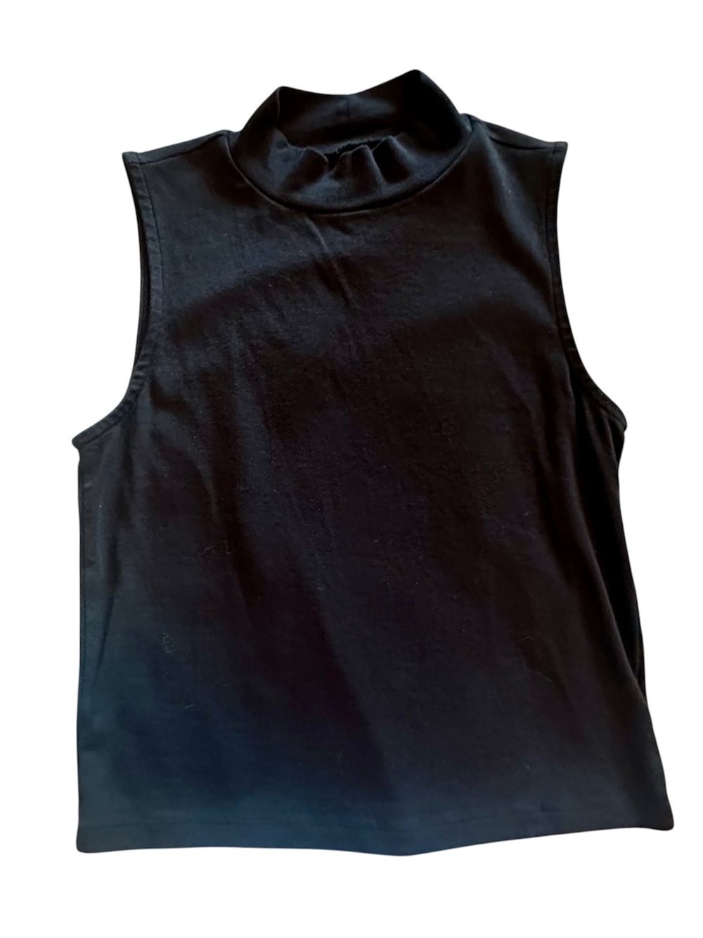 GAP Sleeveless Mock Neck Women’s Top - Black